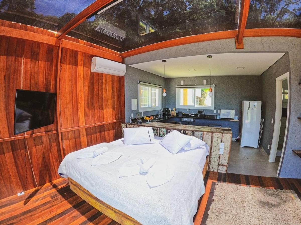فيلا Casa De Vidro Alto Padrao - Hospedar Com Proposito Florianópolis المظهر الخارجي الصورة
