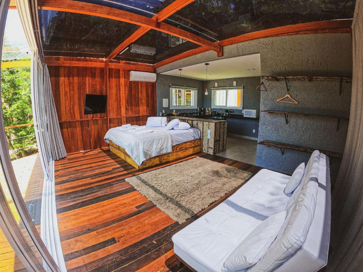 فيلا Casa De Vidro Alto Padrao - Hospedar Com Proposito Florianópolis المظهر الخارجي الصورة